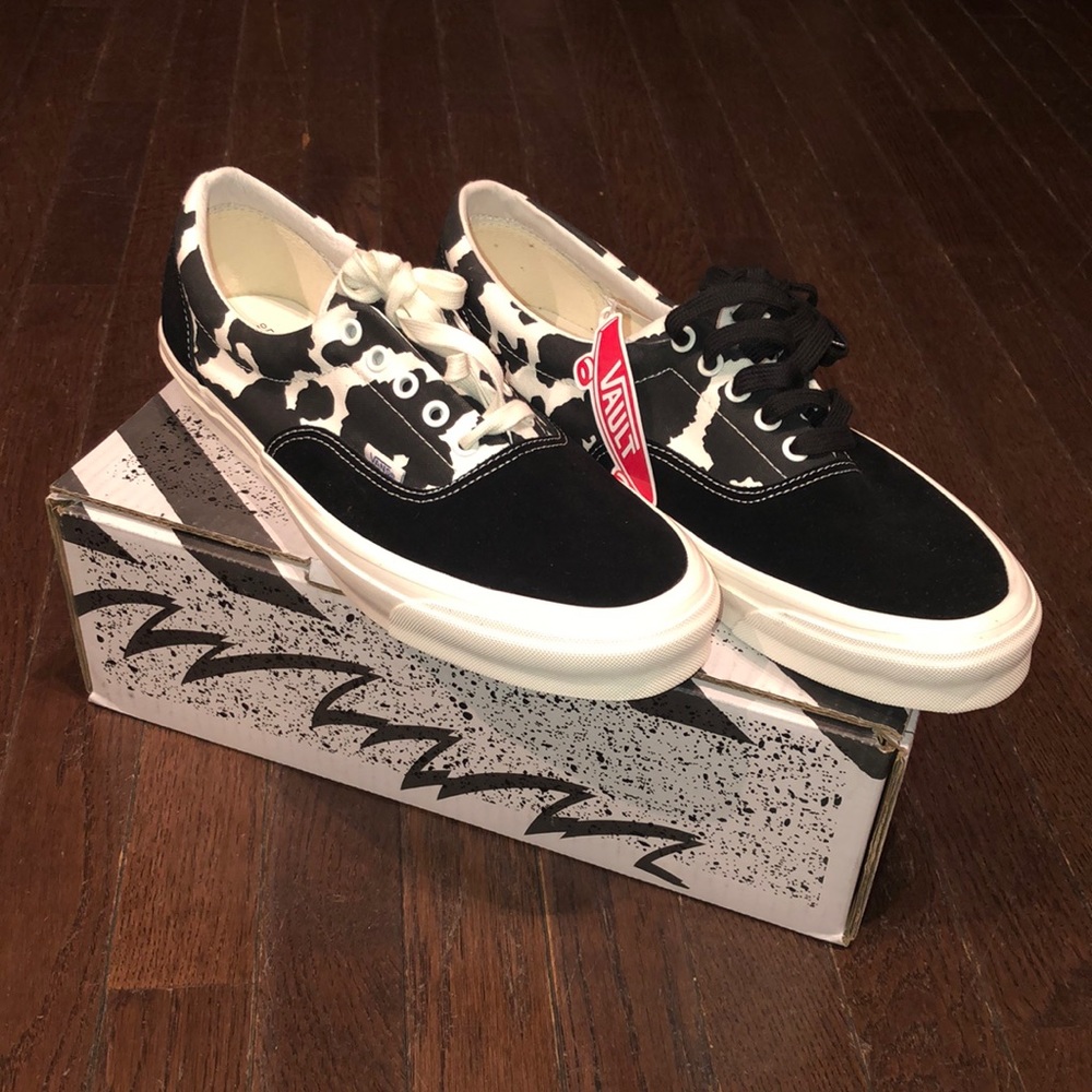 Vans Vault OG Era LX - Leopard/ Black & White with Suede Canvas